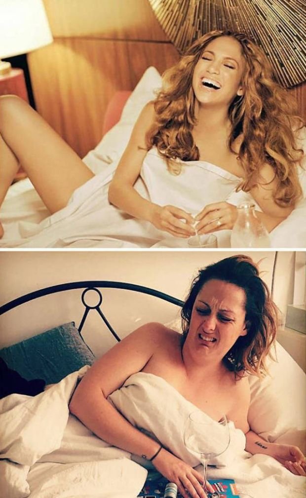 2 - Instagram Troll Celeste Barber Recreates Famous Celebrities Ridiculous Photos