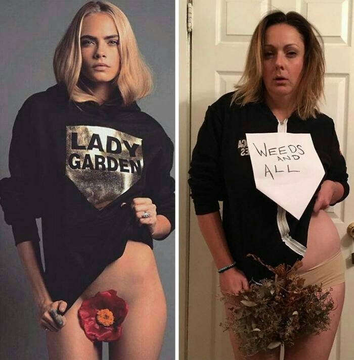 6 - Instagram Troll Celeste Barber Recreates Famous Celebrities Ridiculous Photos