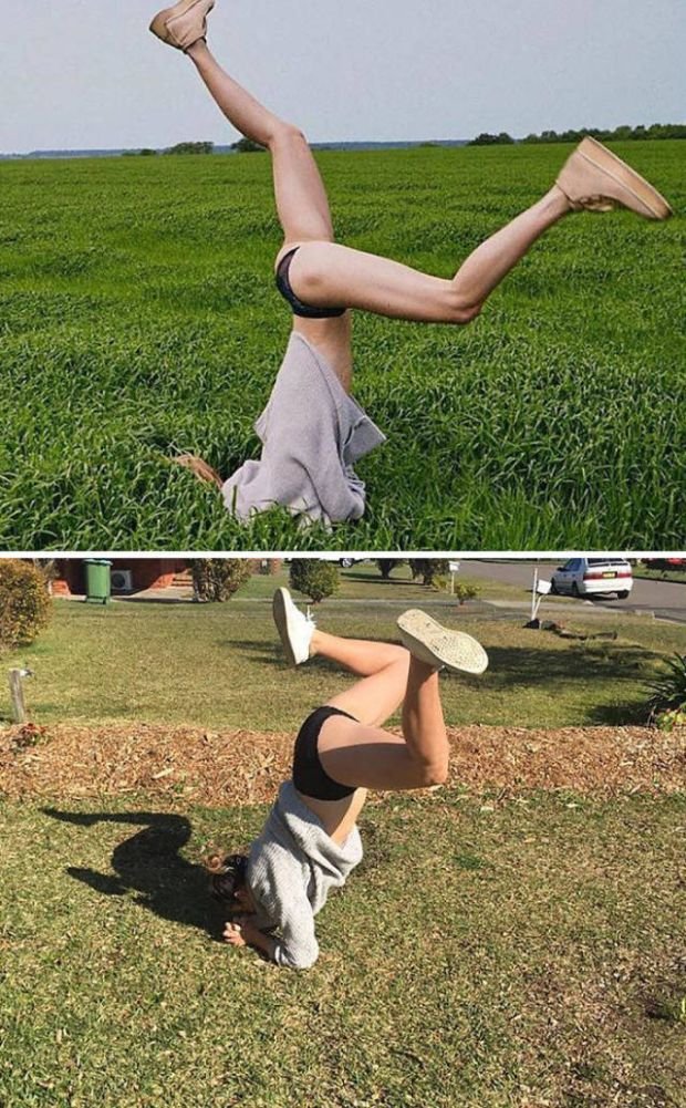 13 - Instagram Troll Celeste Barber Recreates Famous Celebrities Ridiculous Photos