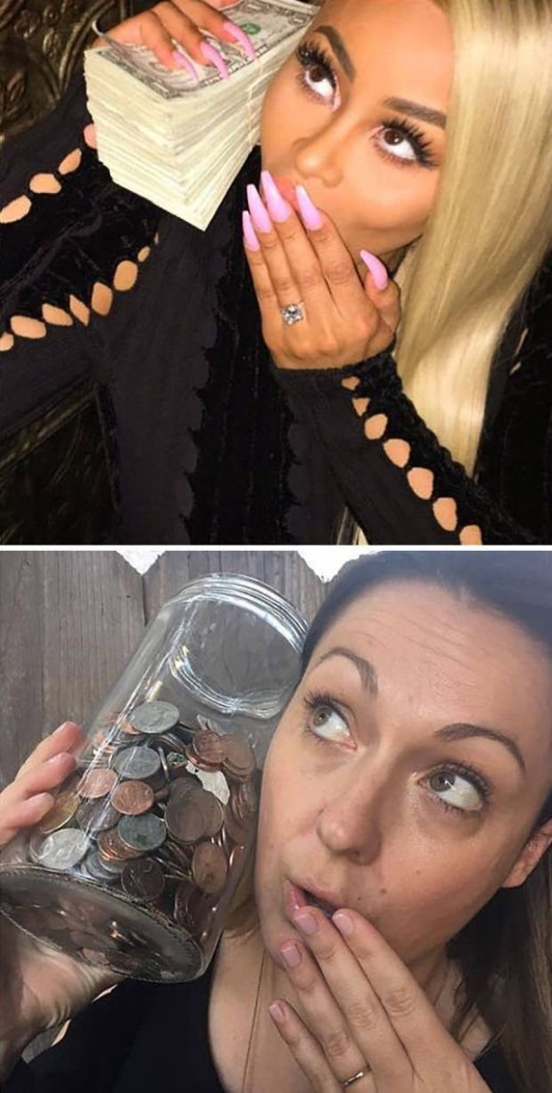 16 - Instagram Troll Celeste Barber Recreates Famous Celebrities Ridiculous Photos